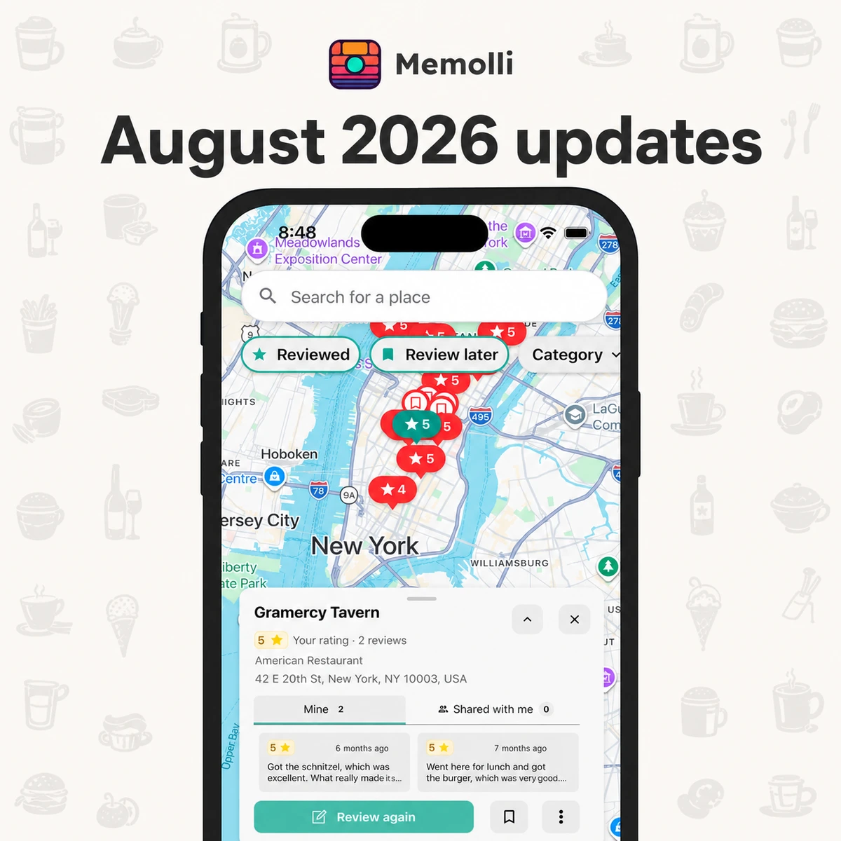 August 2026 updates: review later, sub-folders, sharing, and more