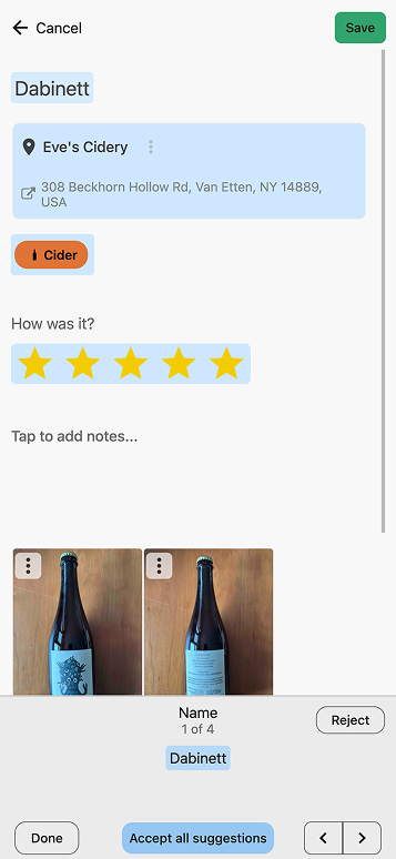 Smart suggestions to speed up your reviews